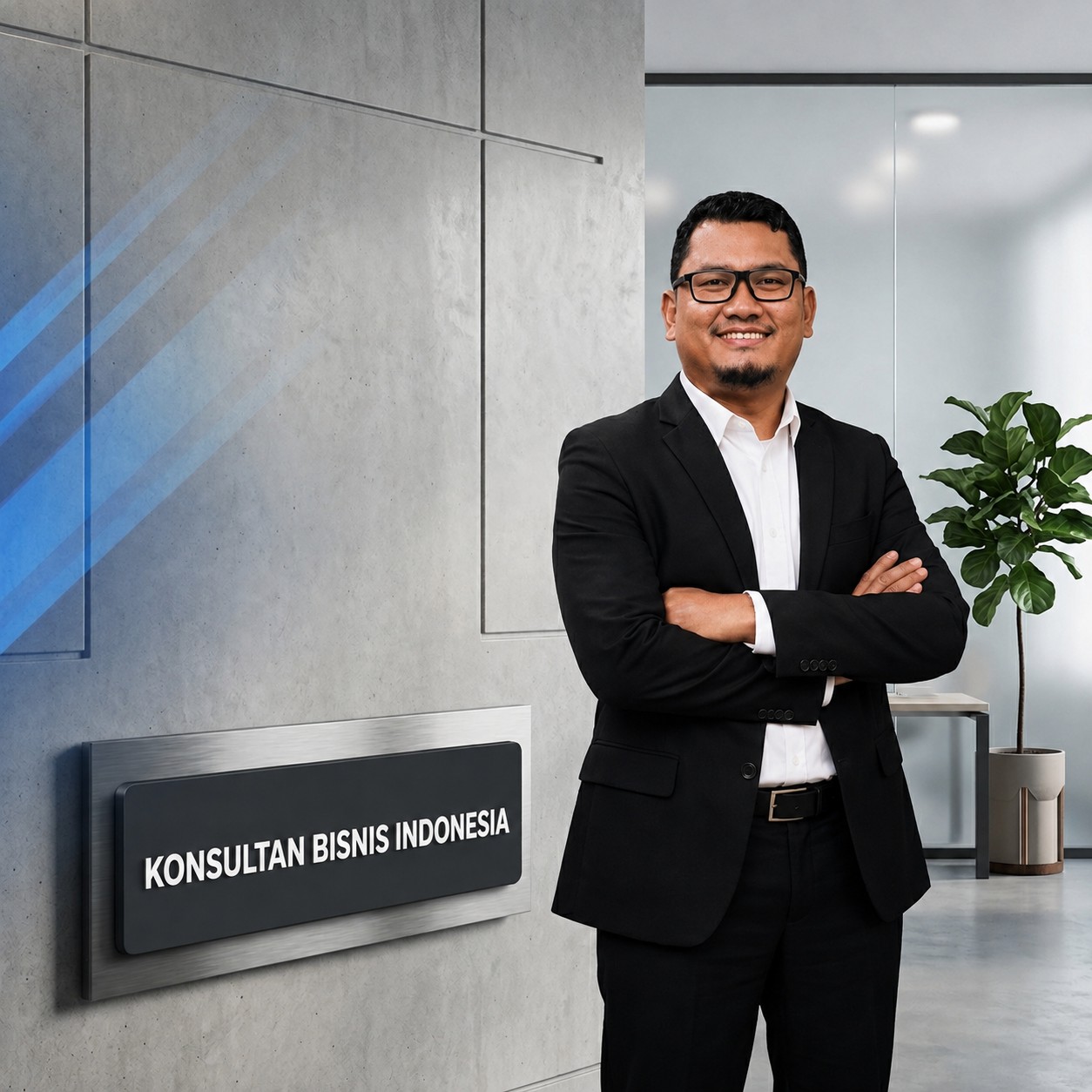 Visual Infografis Tugas Konsultan Bisnis Indonesia
