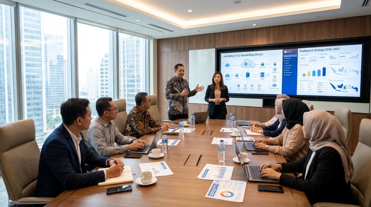 Infrastruktur Bisnis Berbasis Data Dan Dashboard Analitik