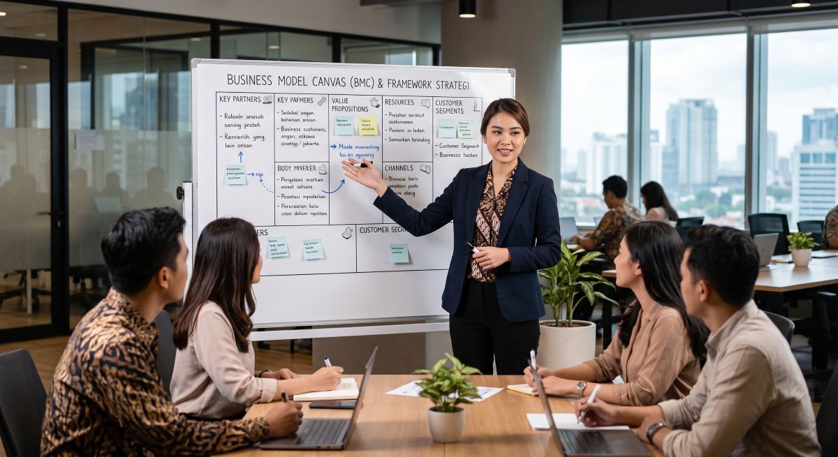 Business Model Canvas (Bmc) Dan Framework Strategi