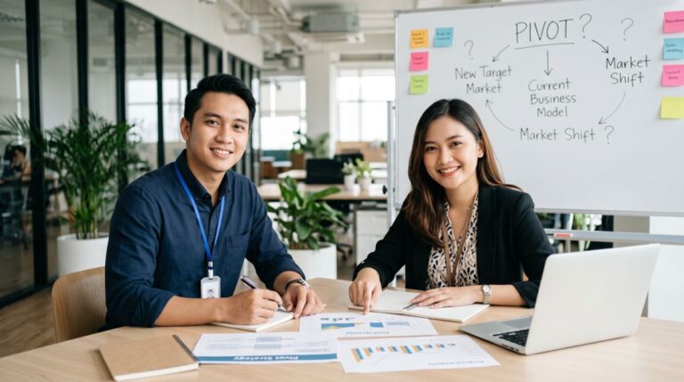 KAPAN WAKTU TERBAIK MELAKUKAN PIVOT BISNIS? INDIKATOR UTAMA DAN MANAJEMEN RISIKONYA 7 Melakukan Pivot Bisnis